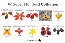 Load image into Gallery viewer, Super Hot Seed Collections - 3 different collections of 10 varieties each!