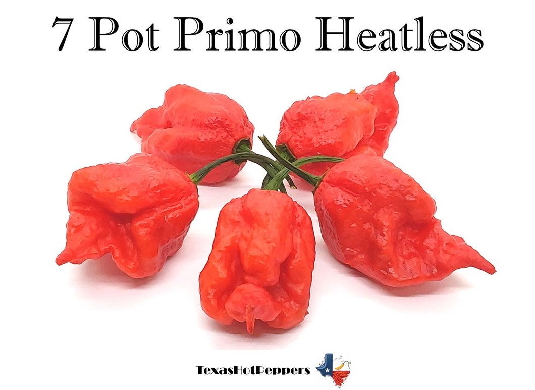 7 Pot Primo Heatless – Texas Hot Peppers