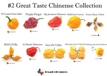 Load image into Gallery viewer, #2 Great Taste Chinense Pepper Seed Collection - 10 Different Varieties!