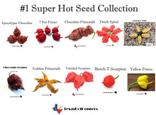 Load image into Gallery viewer, Super Hot Seed Collections - 3 different collections of 10 varieties each!